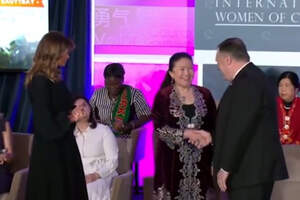 Казашку Сайрагуль Сауытбай наградили как отважную женщину в Вашингтоне