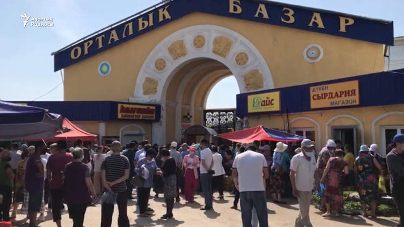 Сотни торговцев яростно протестуют в Актобе