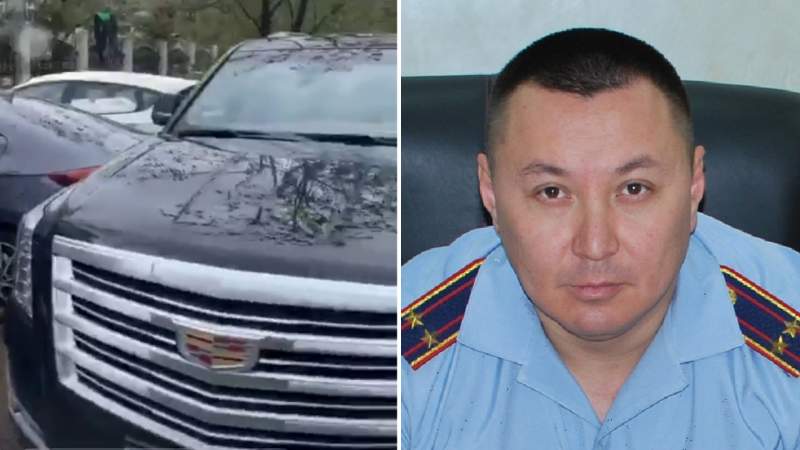 Глава угрозыска Алматы опознан в скандальном видео с проездом сквозь блокпосты